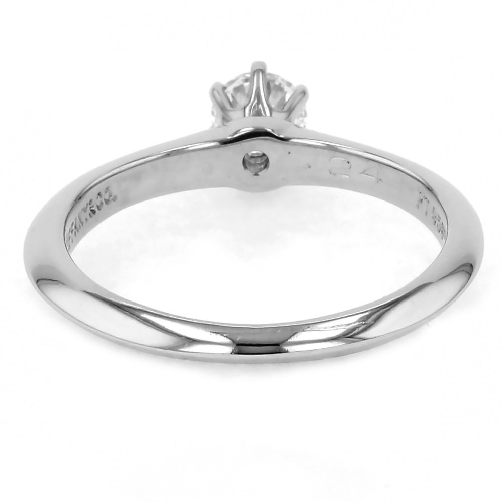 Tiffany & Co. Tiffany Platinum Diamond Ring PT950