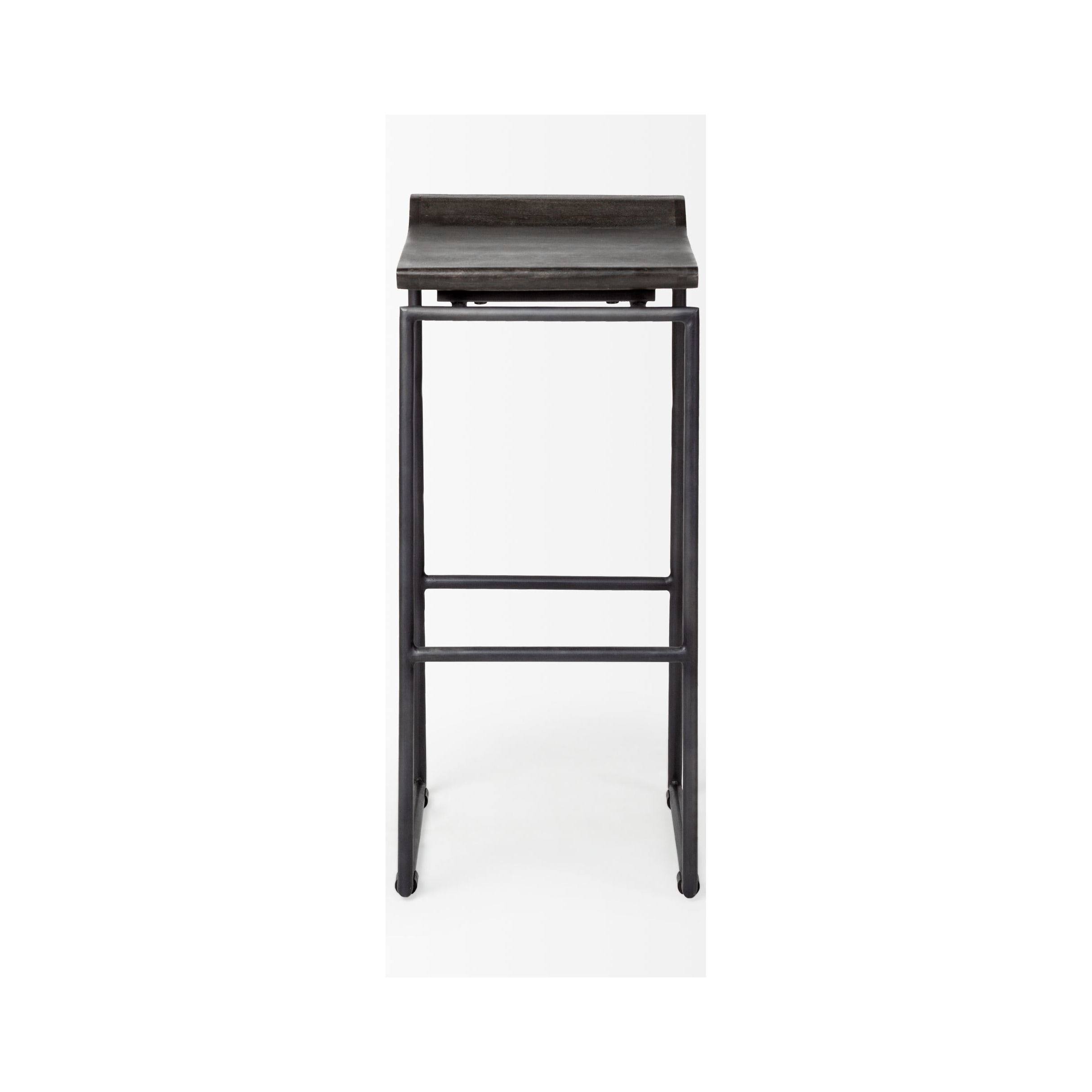 Mercana Givens Bar Stool Black | Wood