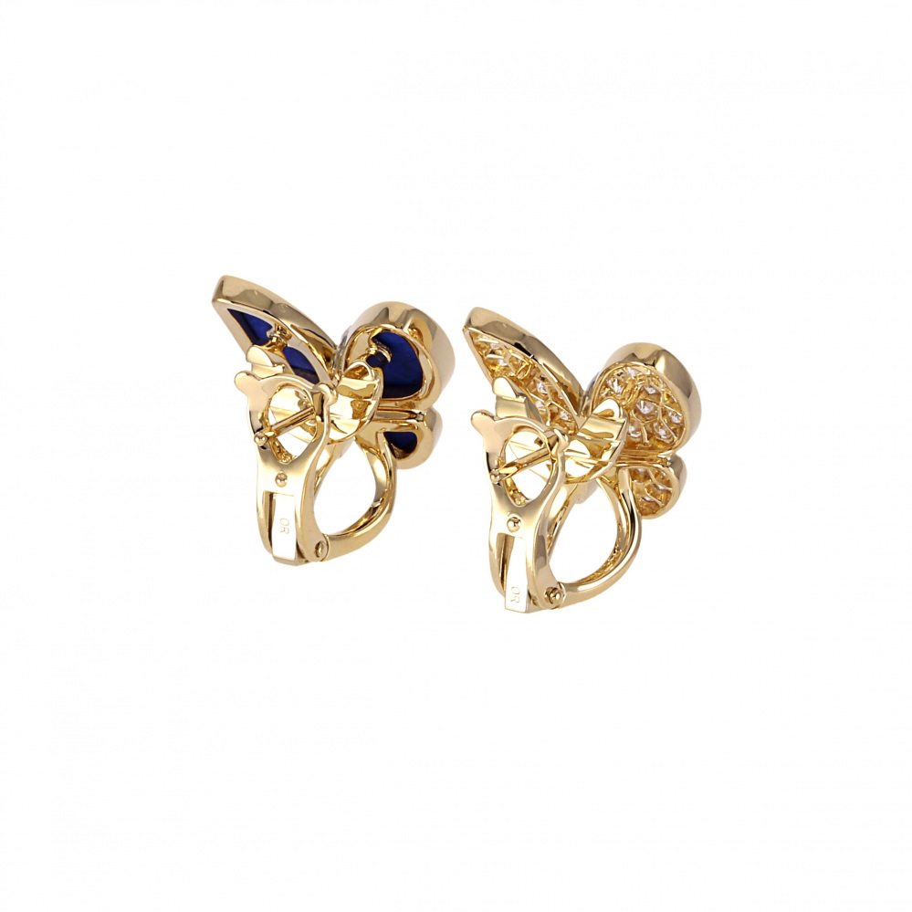 Van Cleef & Arpels De Papillon Earrings 18K Yellow Gold VCARP3DO00