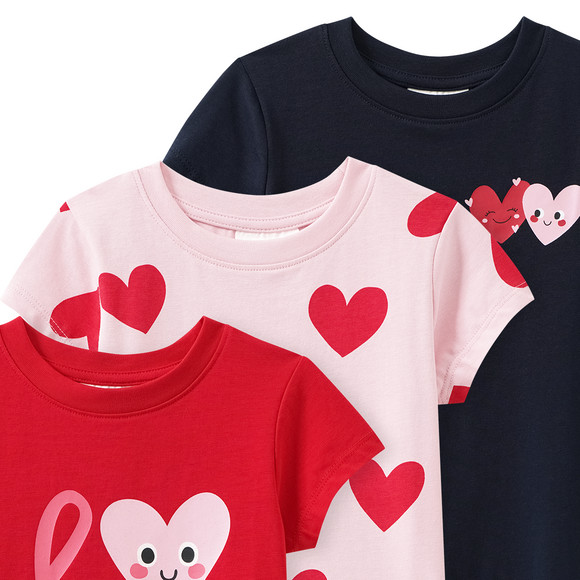 Famy 3 Mädchen T-Shirts mit Prints