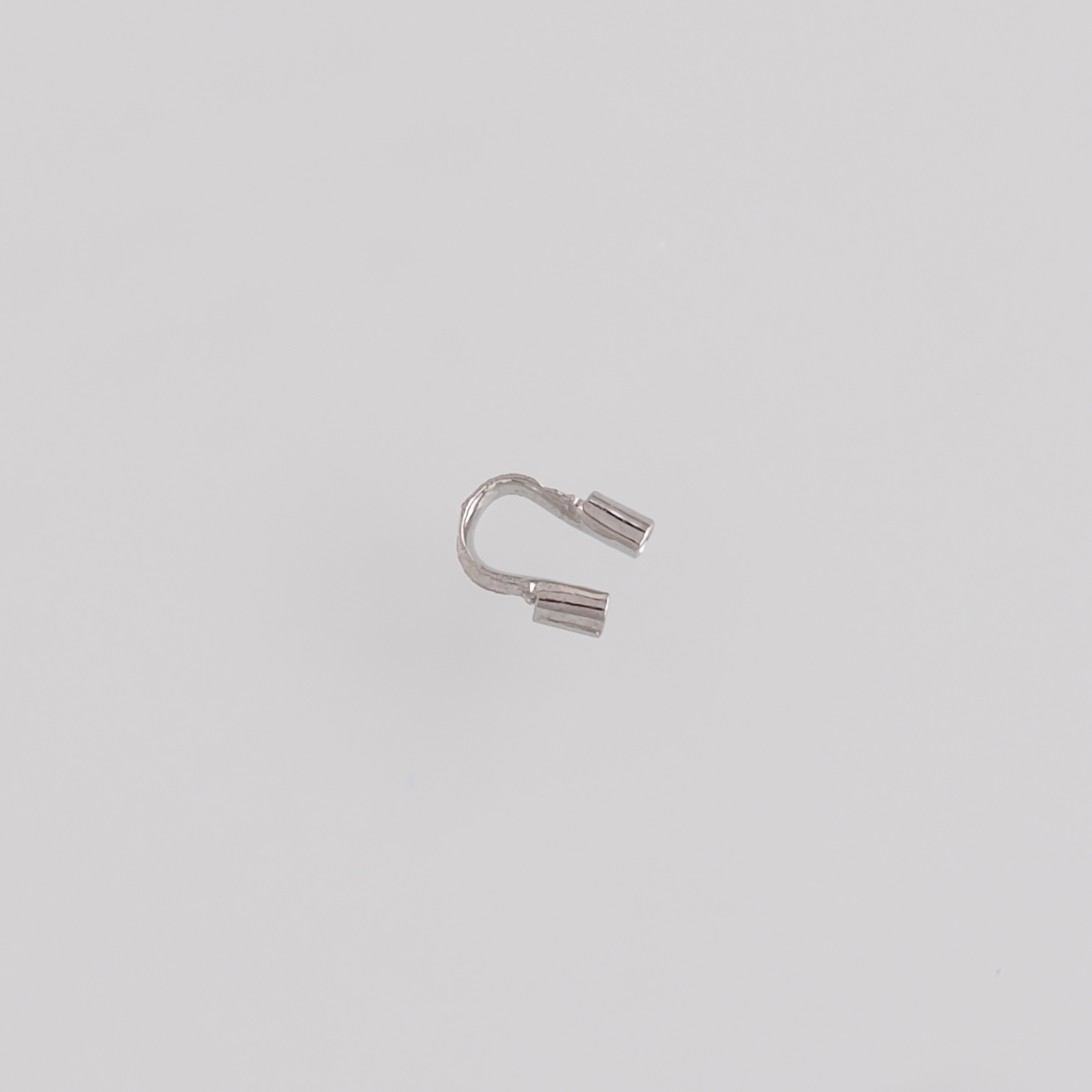 50Pcs 18K Gold Filled U Shape Positioning Tube Beads,Positioning Bead for Bracelet Jewelry Necklace Making Supply