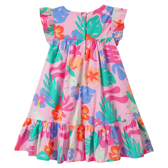 Famy Mädchen Kleid mit Blumen-Allover