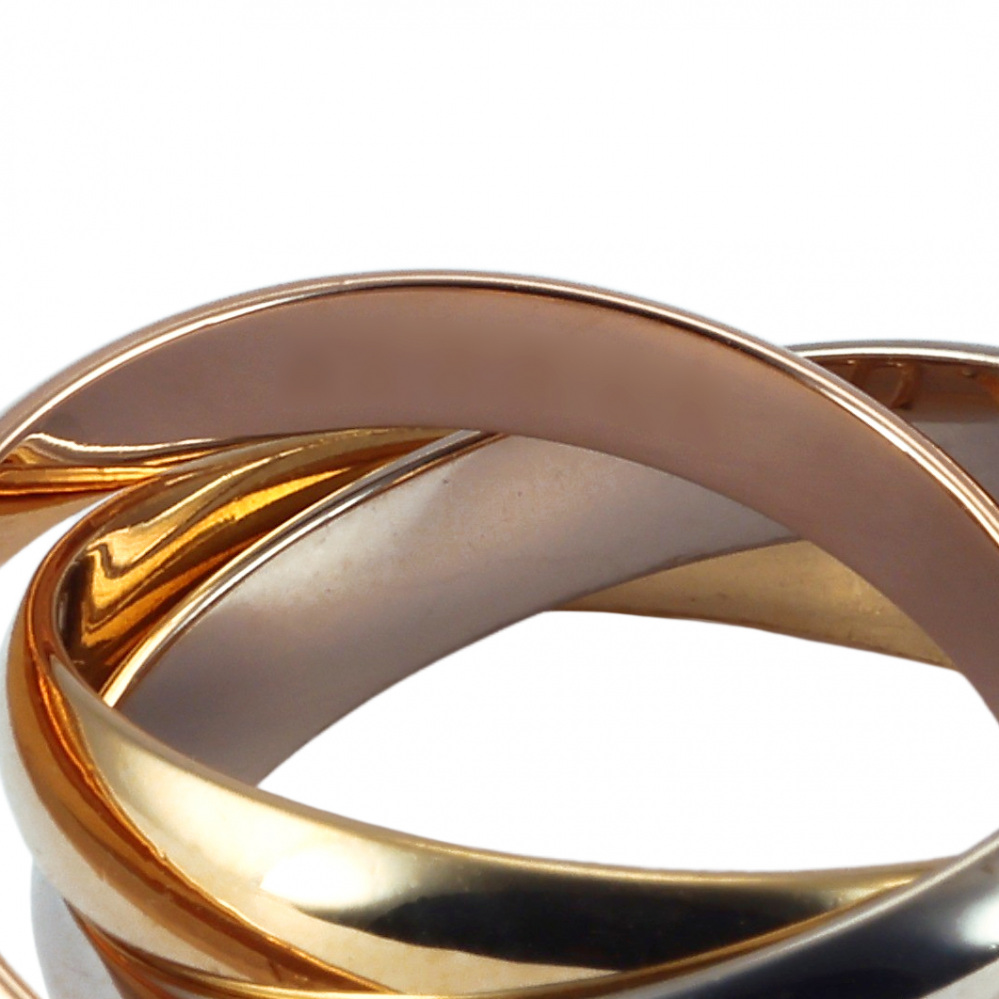 Cartier Trinity Ring Tri-Gold