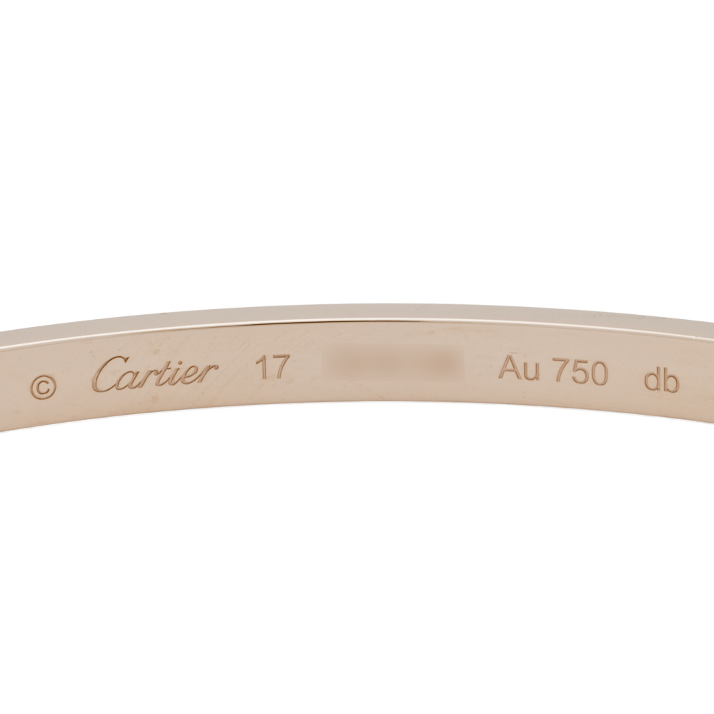 Cartier Love Bracelet 18K Rose Gold B6047300