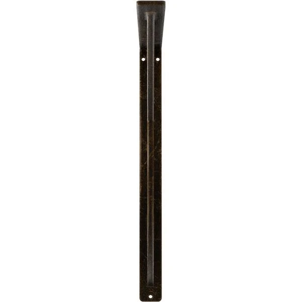 Miller Wrought Iron Bracket Antiqued Brass 1 1/2x22W x 12x22D x 15x22H - (Single Center brace)