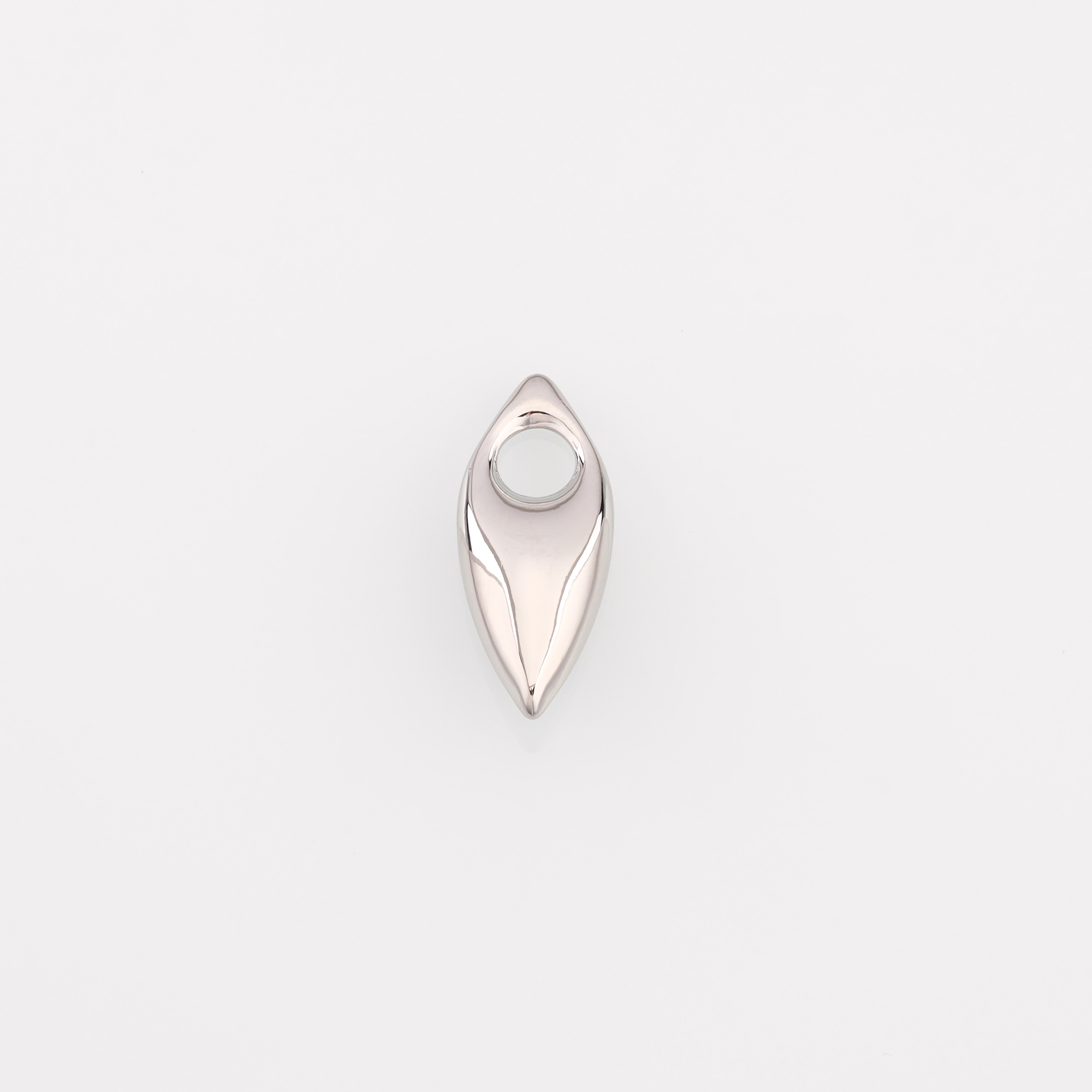 18K Gold Filled Oval Pendant,Dainty Oval Charm Earrings Necklace for DIY Jewelry Making Supply