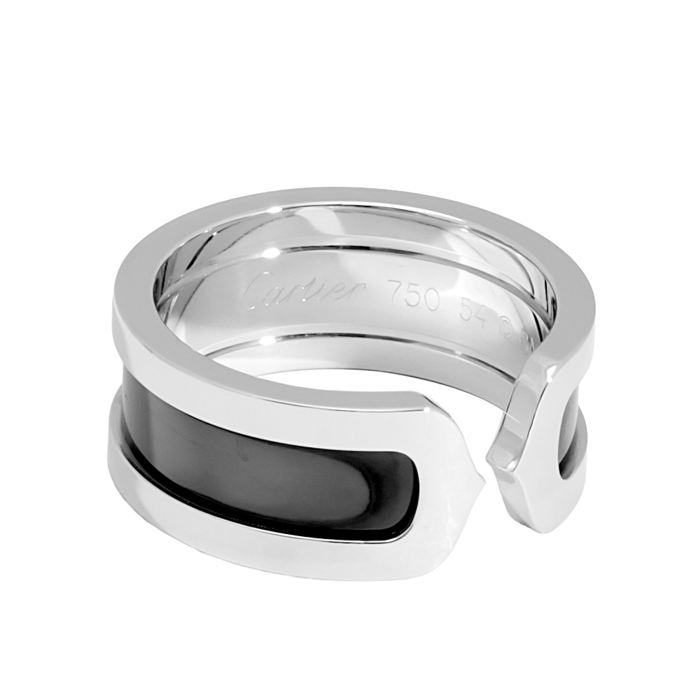 Cartier 2C Ring 18K White Gold