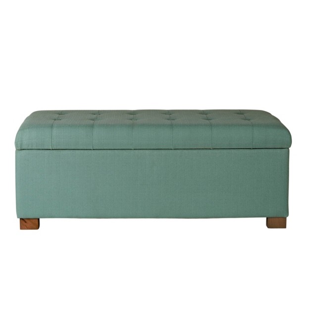 Classic Large Tufted Storage Bench Homepop