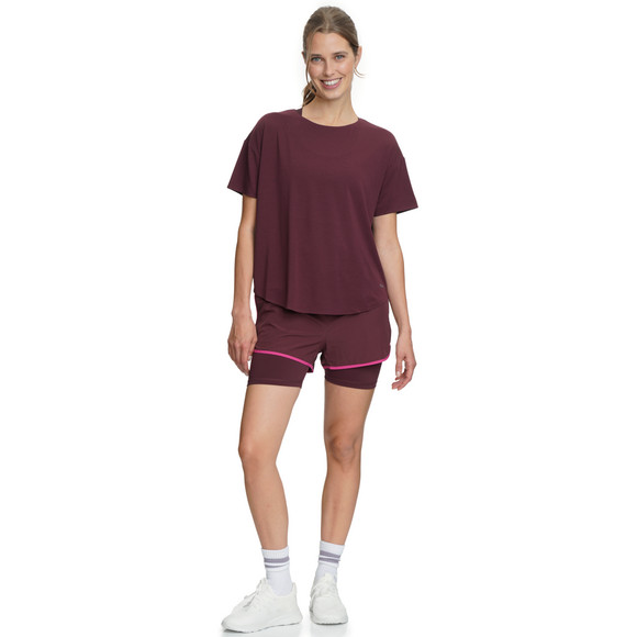 Gina Sports Damen Sport T-Shirt unifarben
