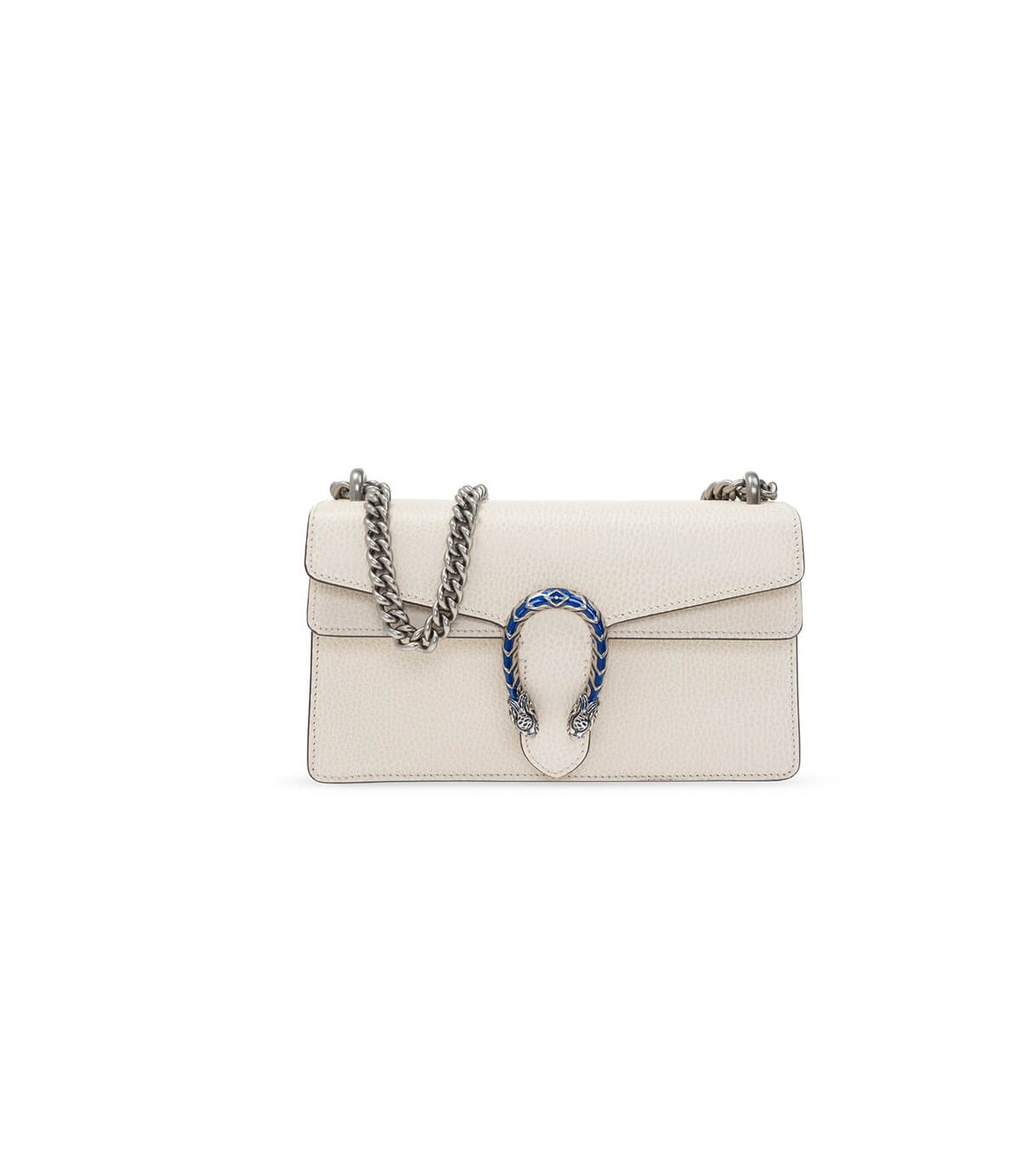 Gucci Dionysus Small Shoulder Bag in White Leather