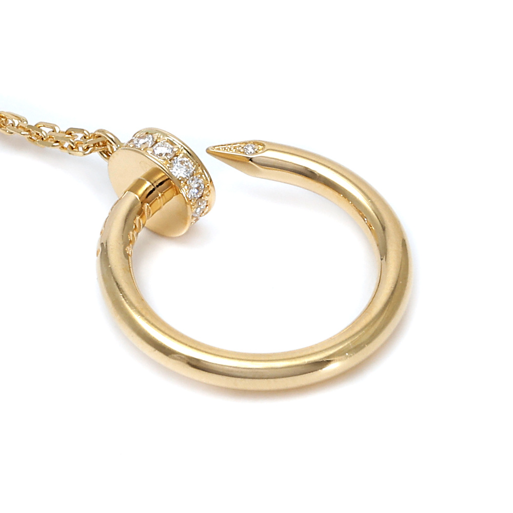 Cartier Juste un Clou Necklace 18K Yellow Gold Diamond B7224512