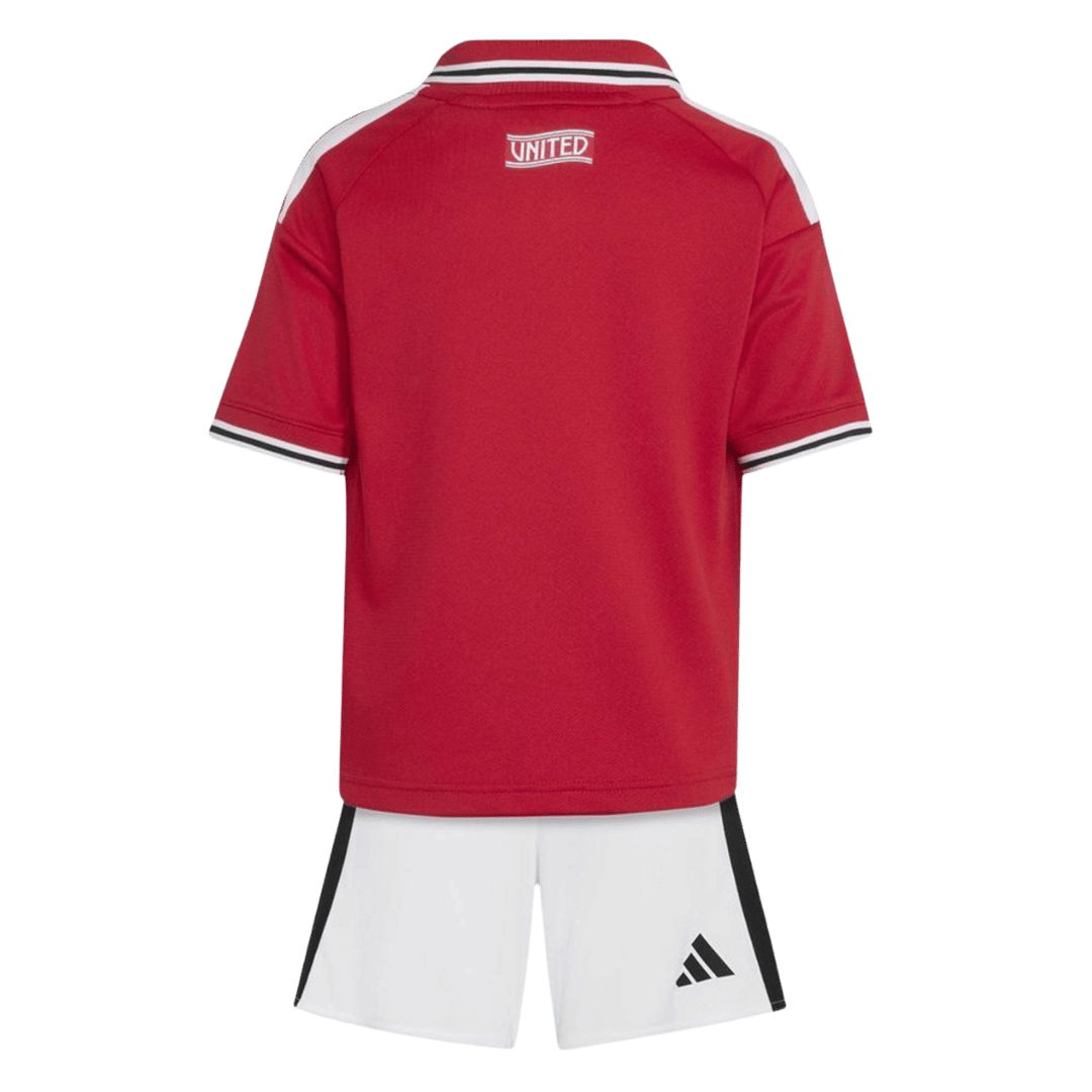 Manchester United Home Kids Soccer Jerseys Kit 2026/27