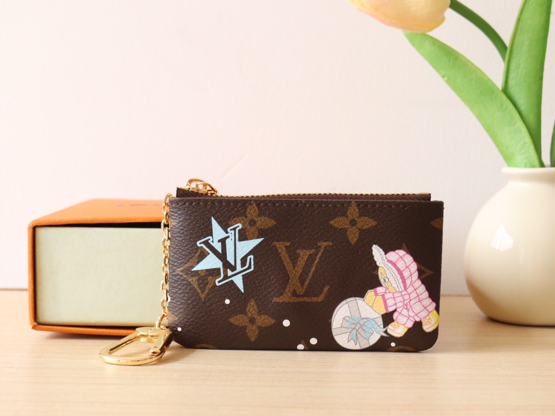 LV Charms Candy Factory Monogram Vivienne wallet card colder - cnluxepick