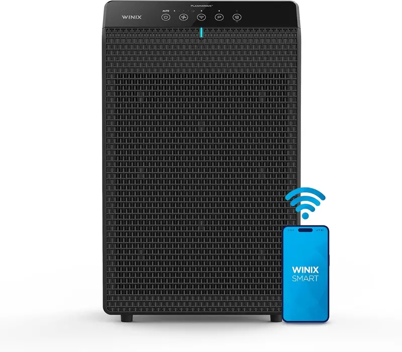 Winix 5510 Air Purifier – True HEPA + Carbon Filter for Large Rooms (1,881 ft2/hr), App-Controlled Auto Mode & Pet Allergen Capture