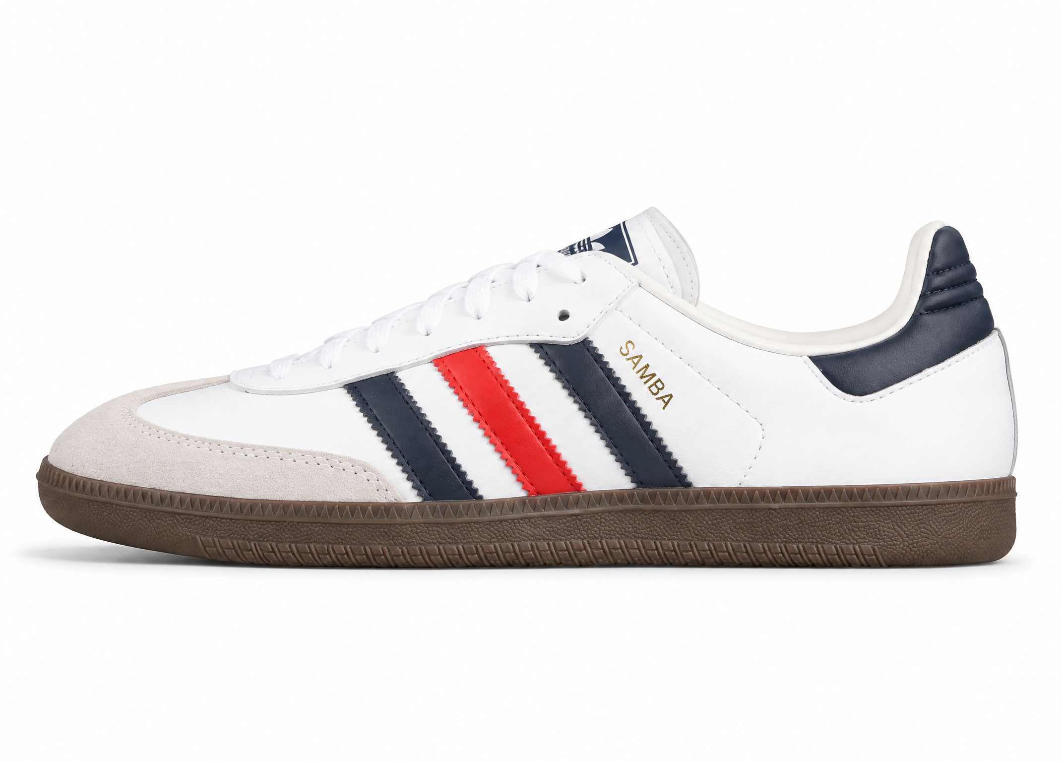Adidas Samba Vegan Og Shoes Cloud White/Core Black/Red F75247