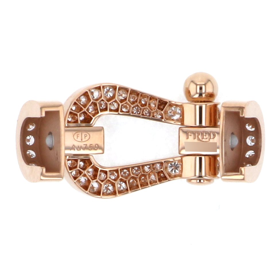 FRED Force 10 Lm Full Diamond Accessory 18K Rose Gold 0B0049
