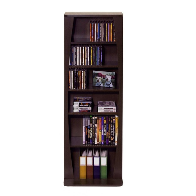 Canoe Curved Multimedia Cabinet Brown Atlantic