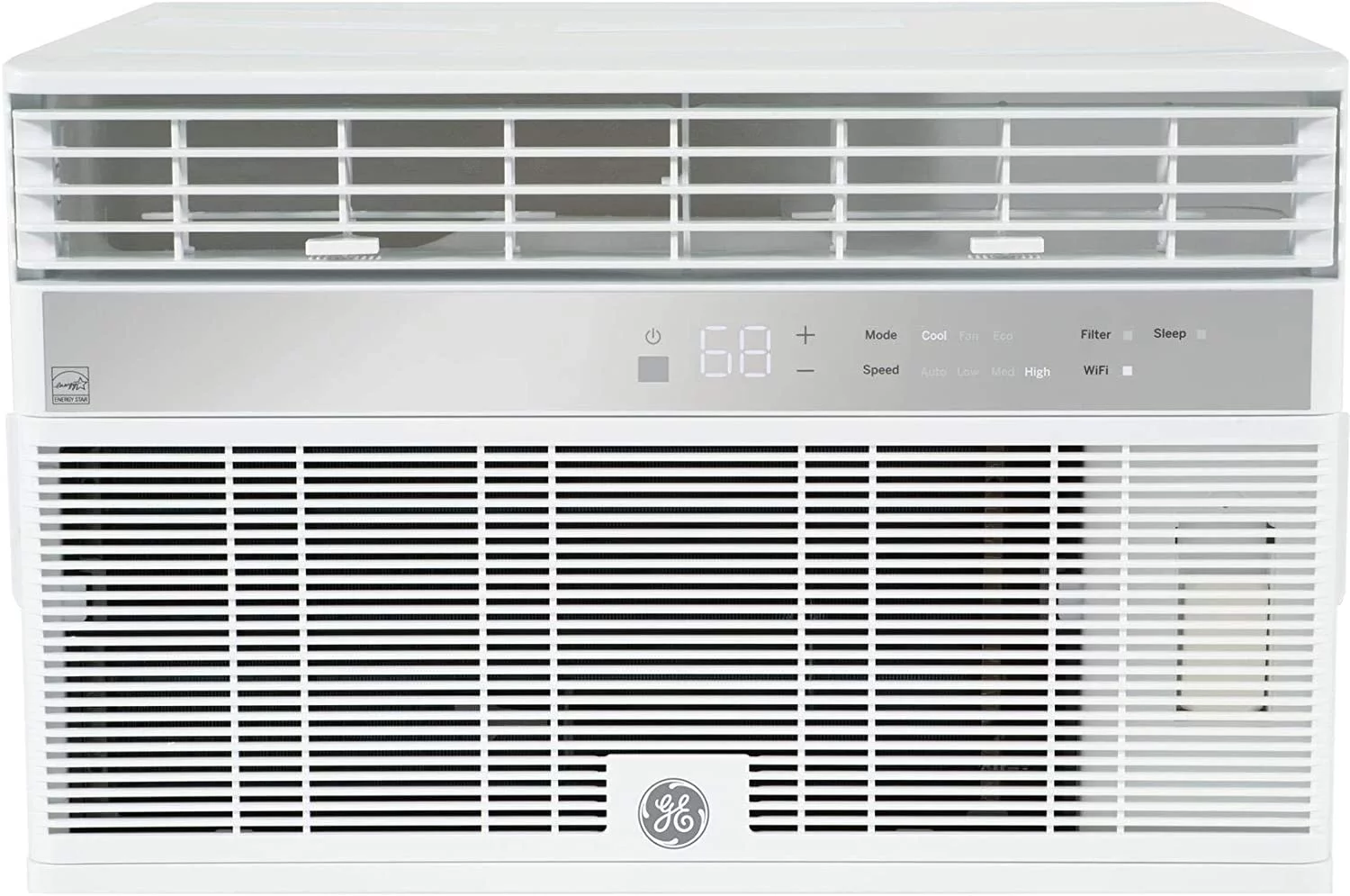 GE 12,000 BTU 115-Volt Window-Mounted Smart Air Conditioner with Remote Control