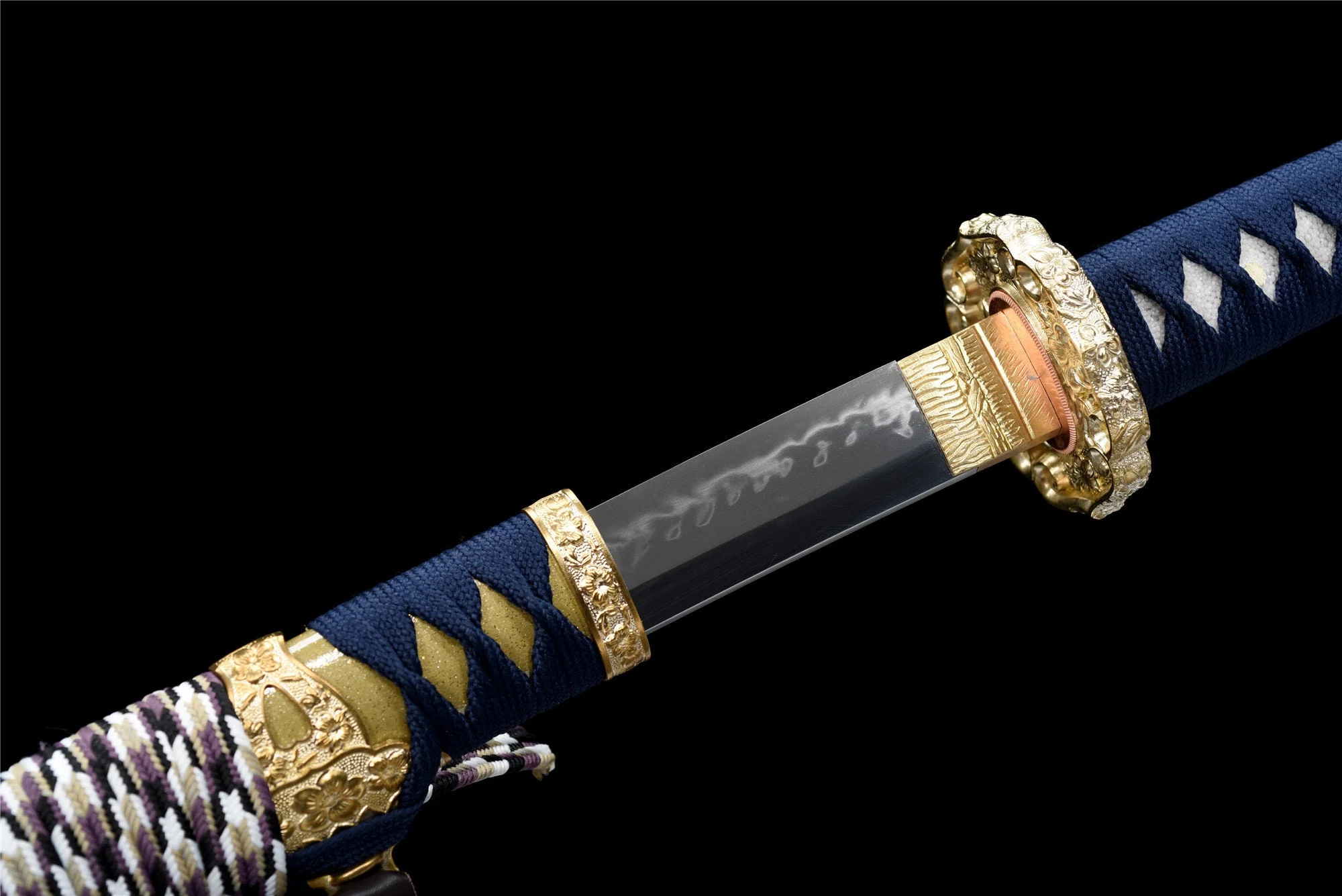 Sakura Tachi – T10 Clay Tempered, Real Hamon, Full Tang