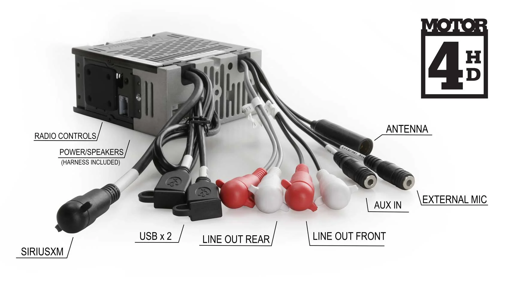 RetroRadio Compatible with 1969-75 Jaguar XJ Series with Euro-style Plate Features Include Bluetooth, HD, SiriusXM Ready, AM/FM LB-M4-402-40-90JA2