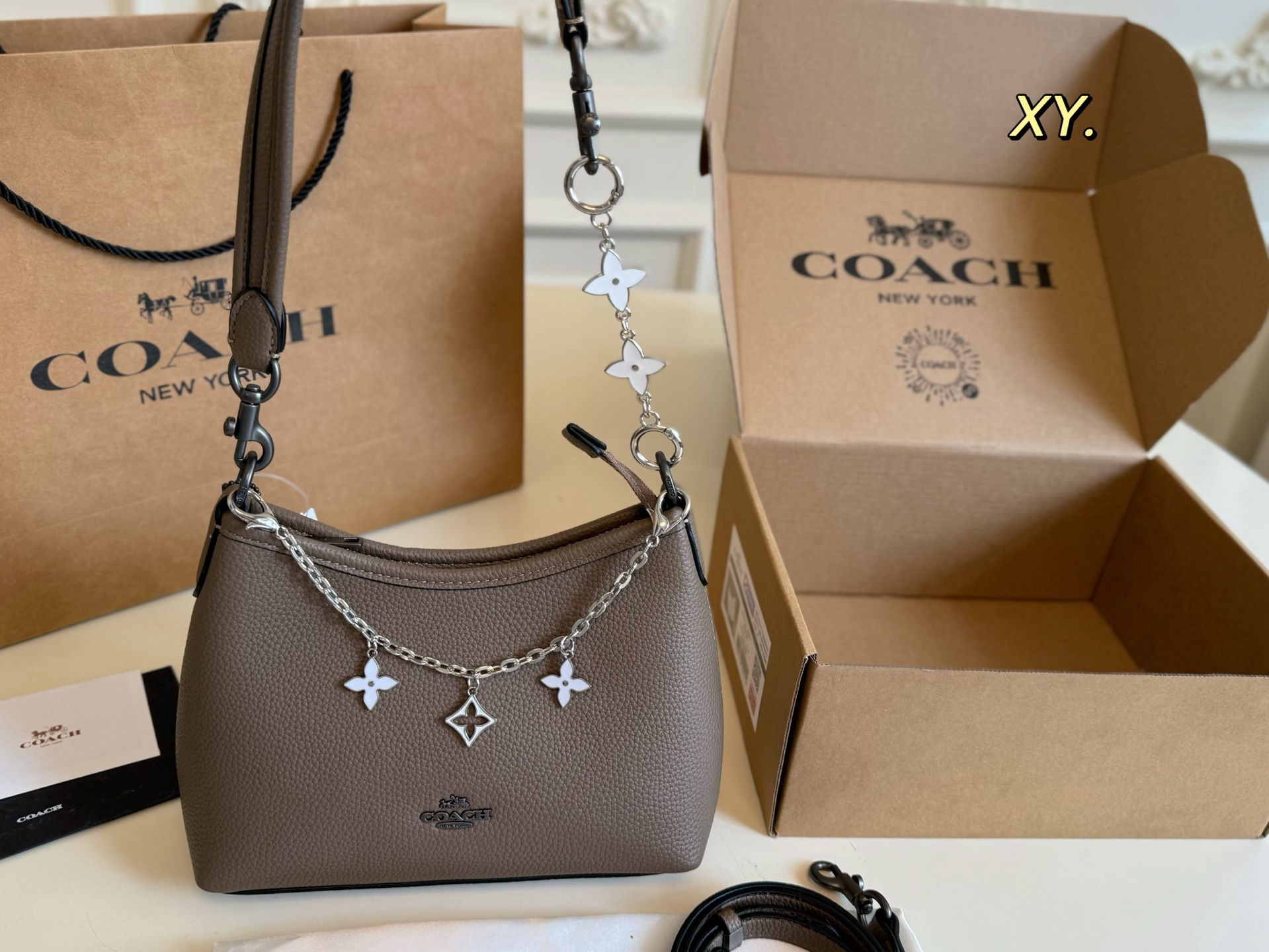 Coach mini Laurel chain hobo bag - cnluxepick