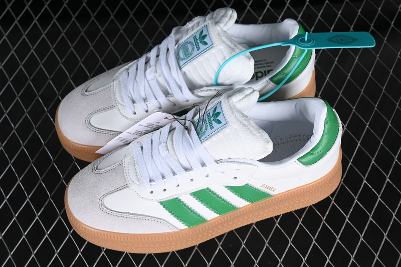 Adidas Samba Xlg White/Green/Brown IE1375