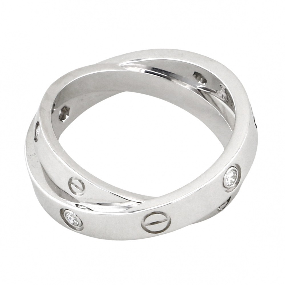Cartier Be Love Ring 18K White Gold Diamond