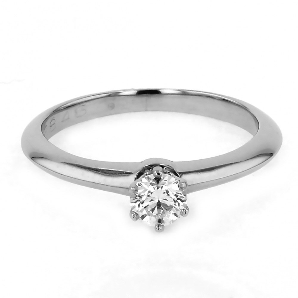 Tiffany & Co. Tiffany Platinum Diamond Ring PT950