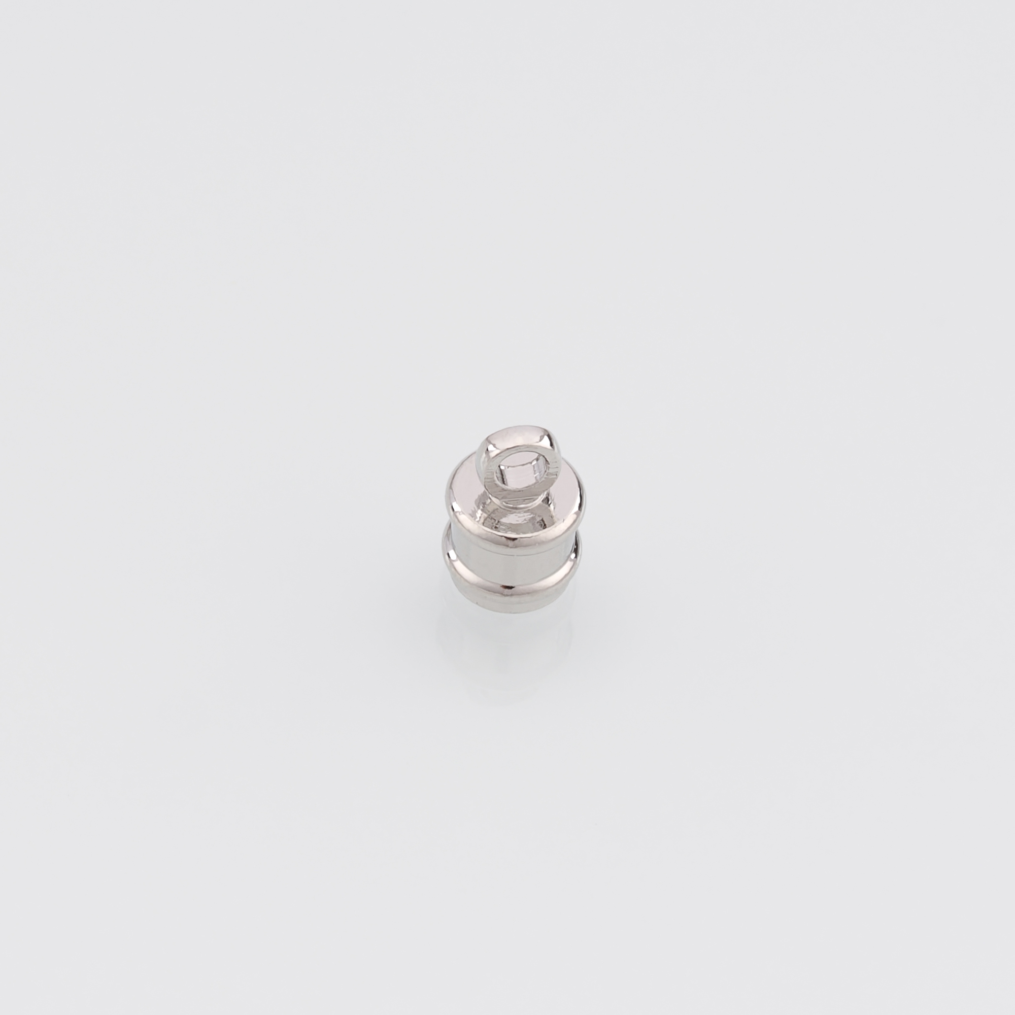 10Pcs 18K Gold Filled Bead Caps,Cord End Caps,Solid End Cap,End Cap for Bracelet Jewelry Necklace Making Supply