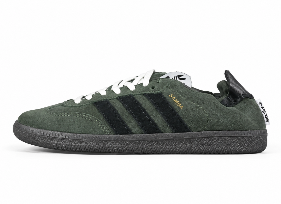 Adidas Song For The Mute Samba Casual Sneakers Army Green/Green HP8257