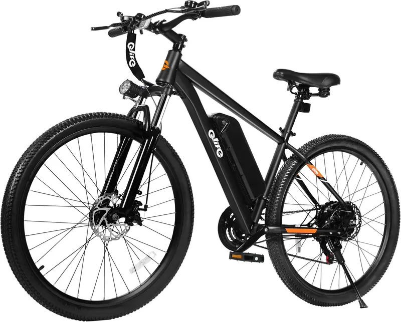 Qlife Racer Adult E-Bike – 21-Speed Mountain Bike with Lightweight Frame