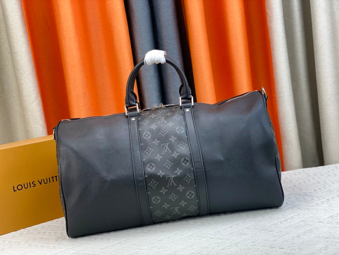 Louis Vuitton Keepall Bandouliere 50Cm Black