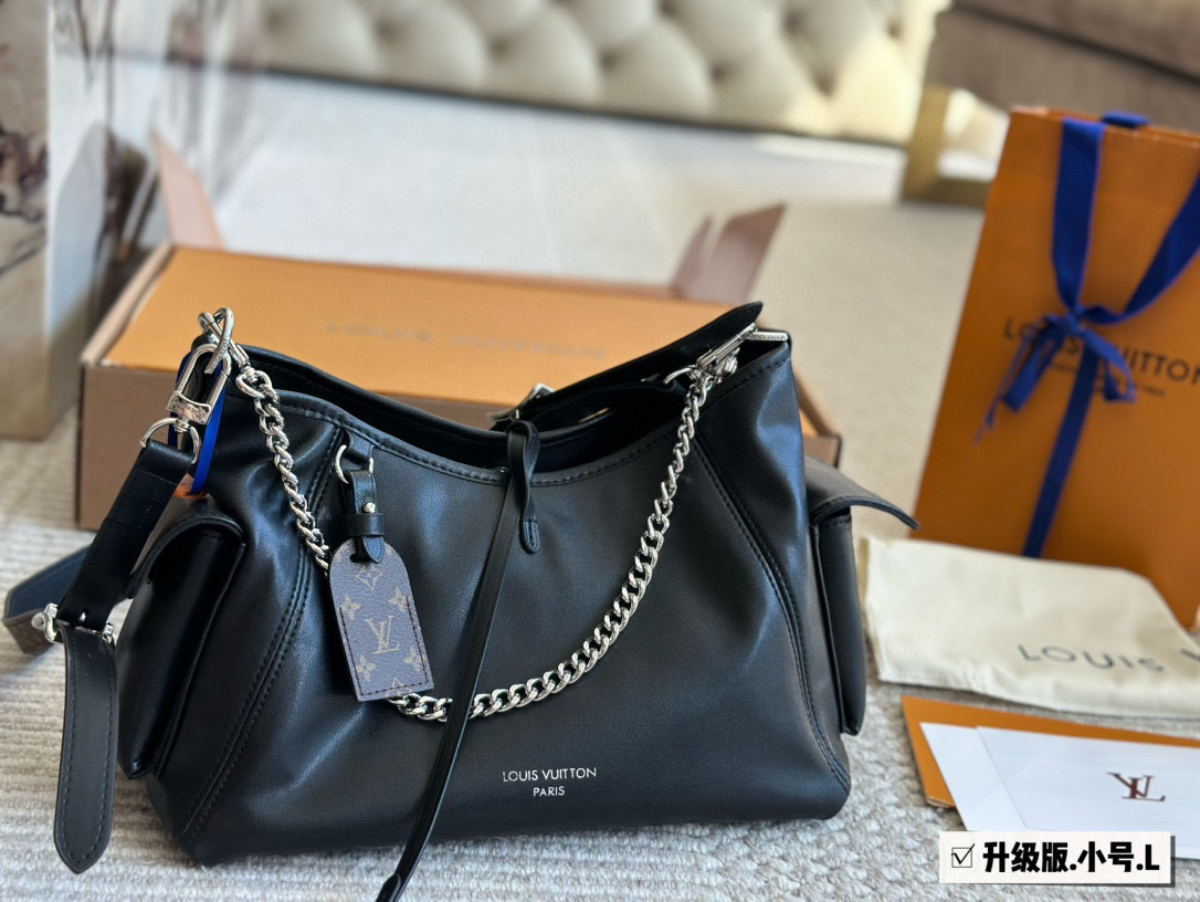 LV Carryall Dark Medium Handbag - cnluxepick