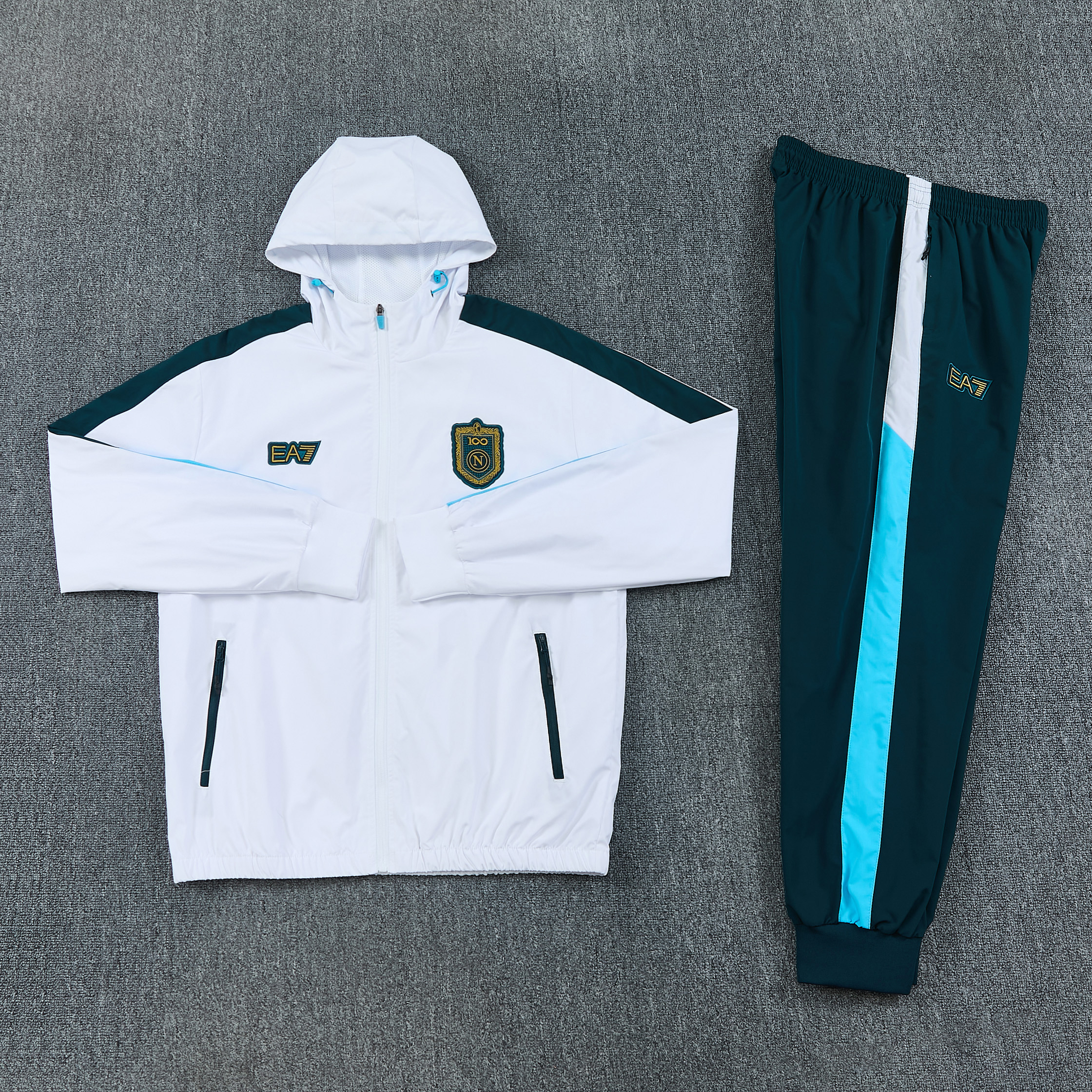 Napoli 26/27 Taining Suit Full Zipper Windbreaker Hoodie