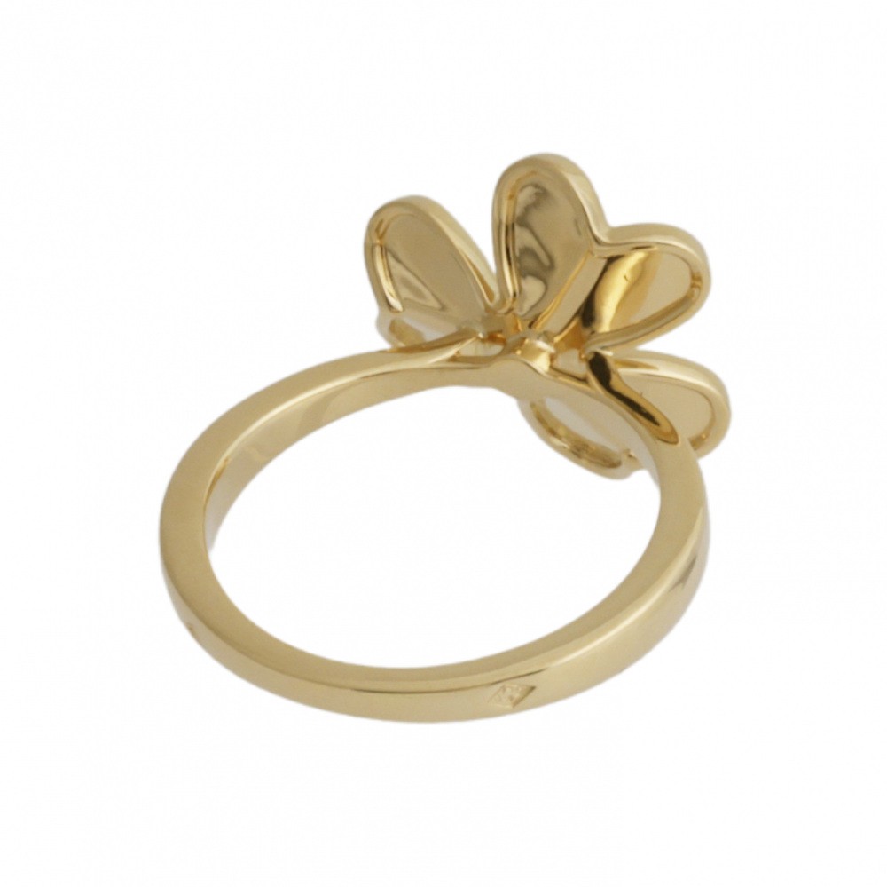 Van Cleef & Arpels Frivole Ring 18K Yellow Gold Diamond ARP2DS00