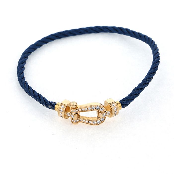 FRED Force 10 Mm Bracelet 18K Yellow Gold Diamond