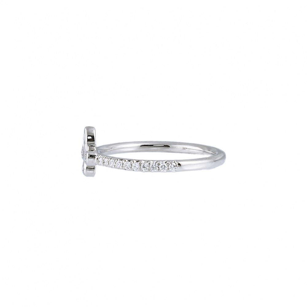 Tiffany & Co. Tiffany Fleur Do Squirrel Diamond PT950 Ring Platinum