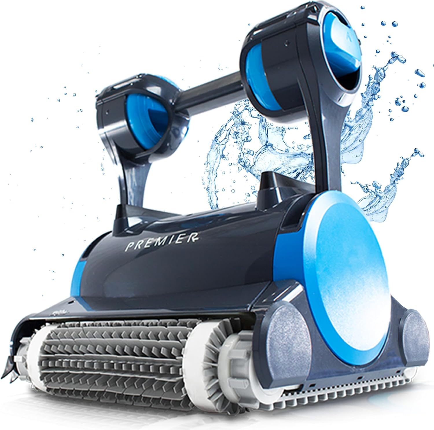 Dolphin Premier Robotic Pool Cleaner (2026 Model) with Multimedia, Oversized Leaf Bag, Standard & Ultrafine Filters, Weekly Timer, Waterline Cleaning & More �� for In-ground Swimming Pools up to 50ft