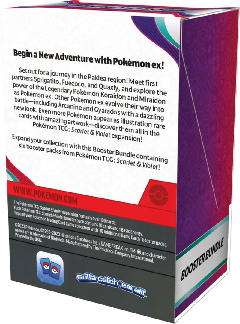 Pokémon Scarlet & Violet: Paldea Evolved Booster Bundle – 6 Official Expansion Packs