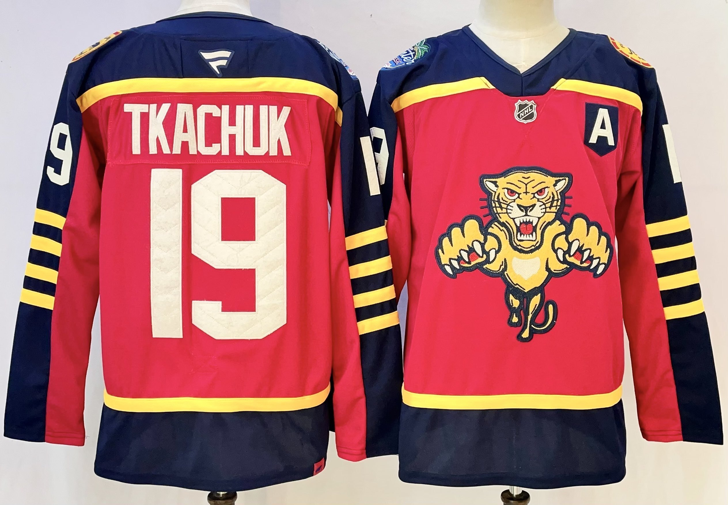 Men's Florida Panthers Matthew Tkachuk #19 Fanatics Red Breakaway Player Jersey