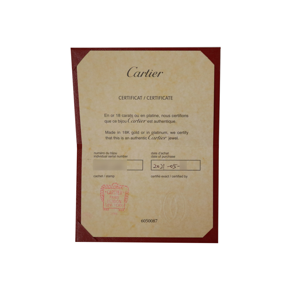 Cartier Trinity Necklace Tri-Gold Sapphire B7225000
