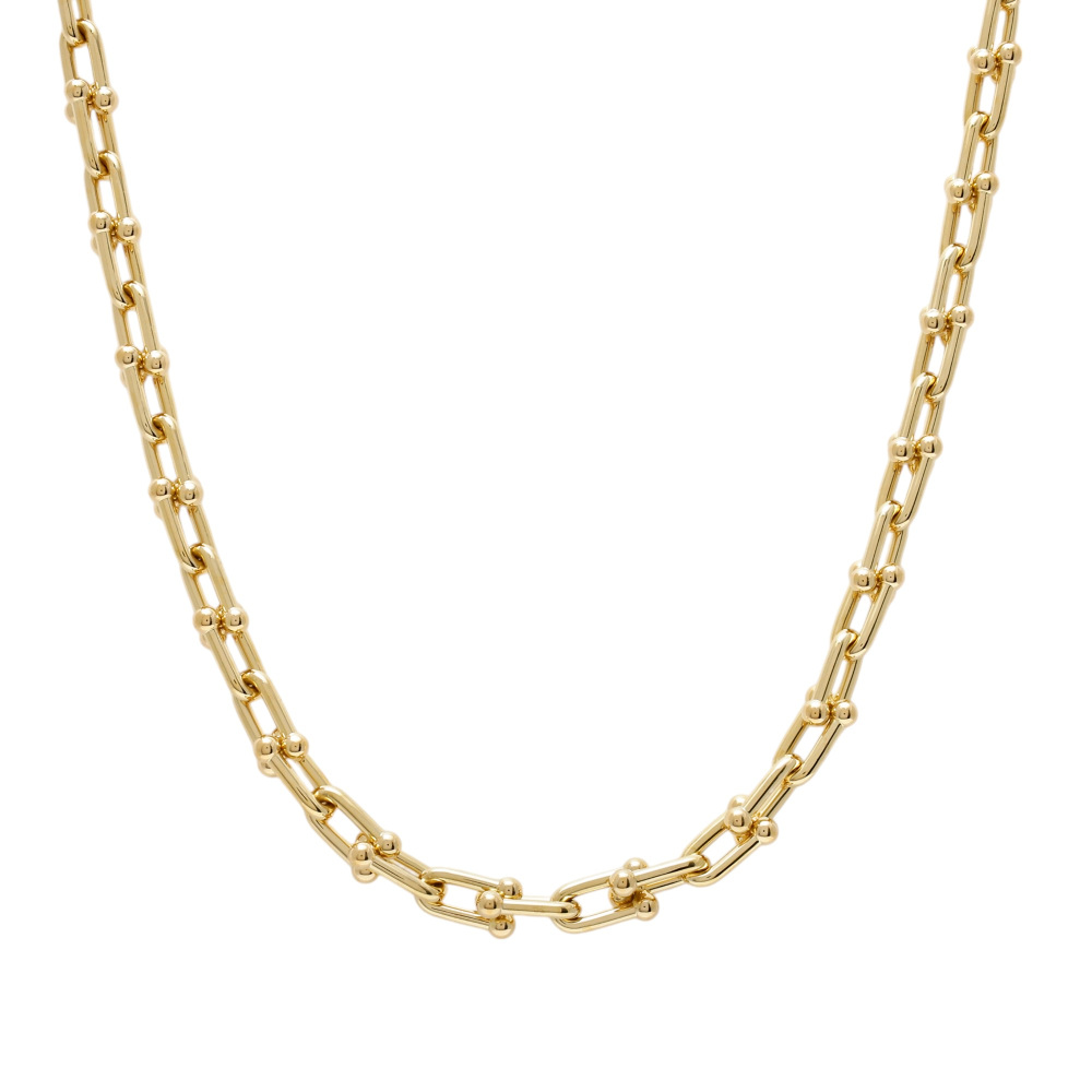 Tiffany & Co. Hardware Link Necklace 18K Yellow Gold