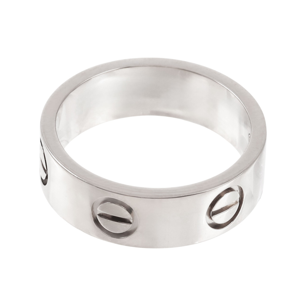 Cartier Love Classic Model Ring 18K White Gold B4084700