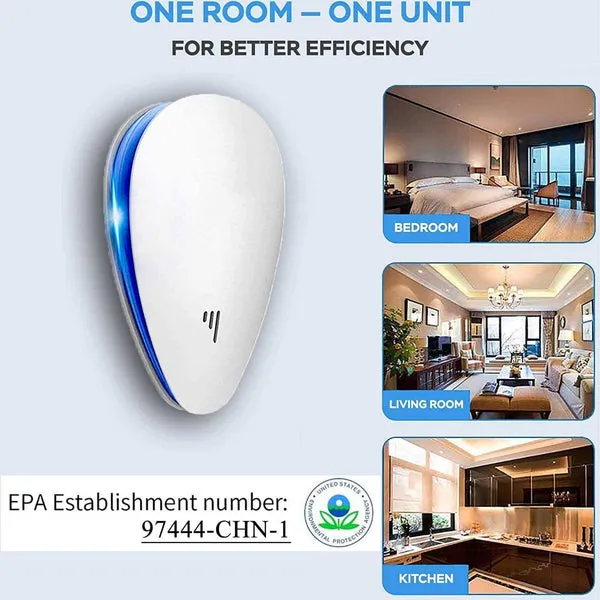 4-Pack: Pest Control Ultrasonic Repellent