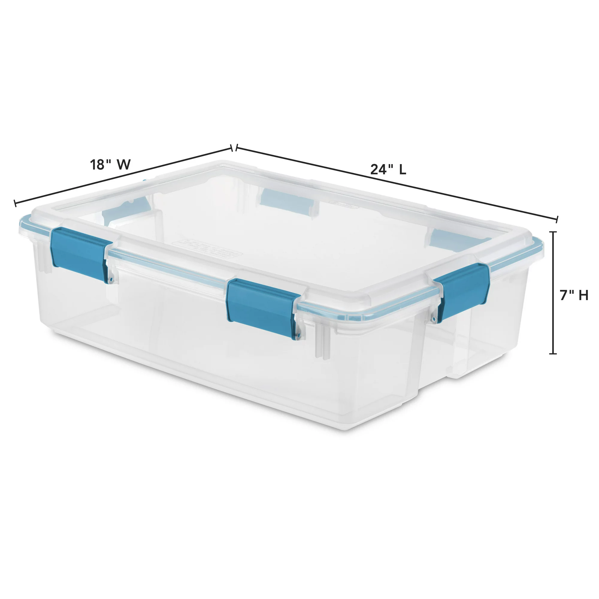 37 Qt. Gasket Box Blue Aquarium 37 Qt. Gasket Box Blue Aquarium