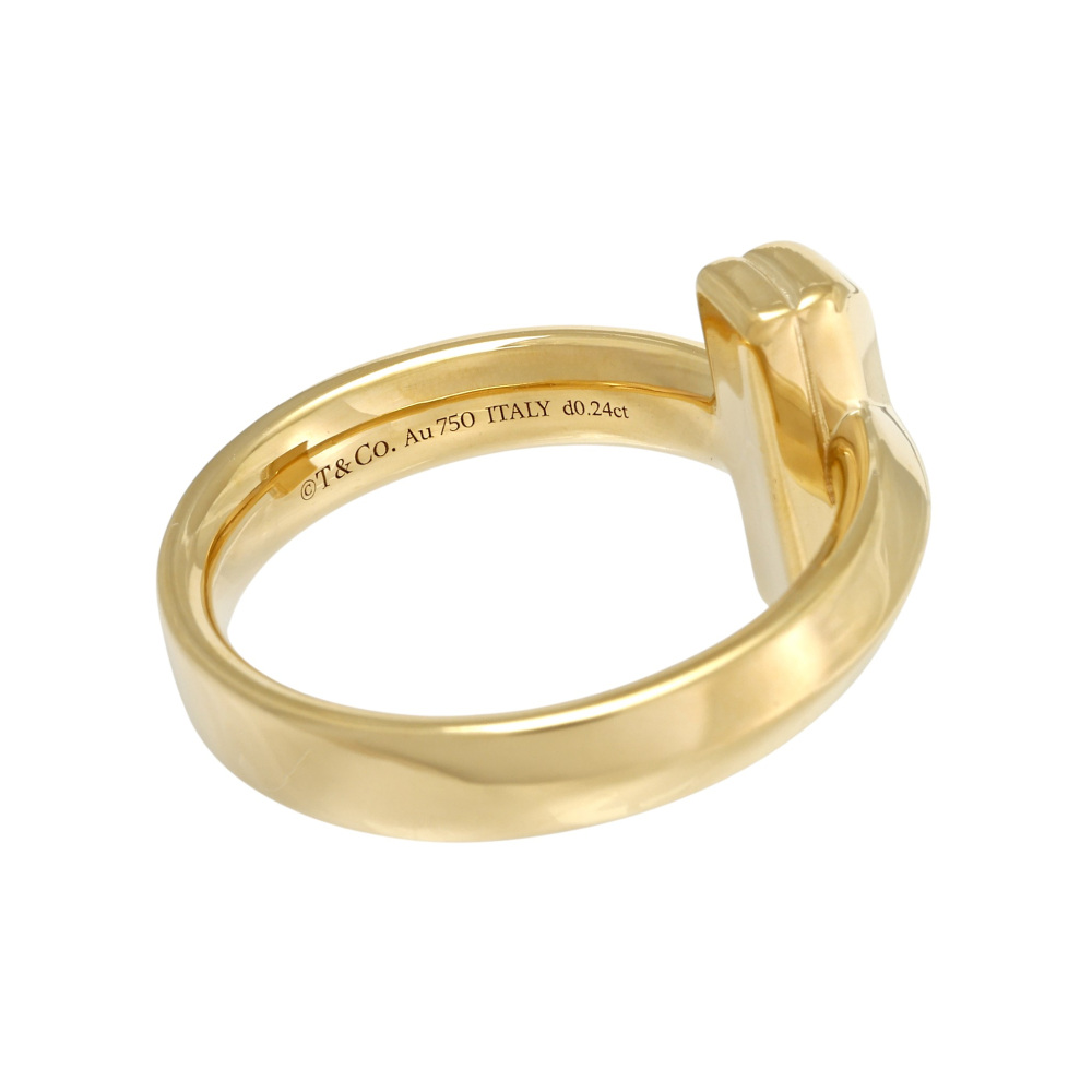 Tiffany & Co. Tiffany T One Ring 18K Yellow Gold Diamond 68171717