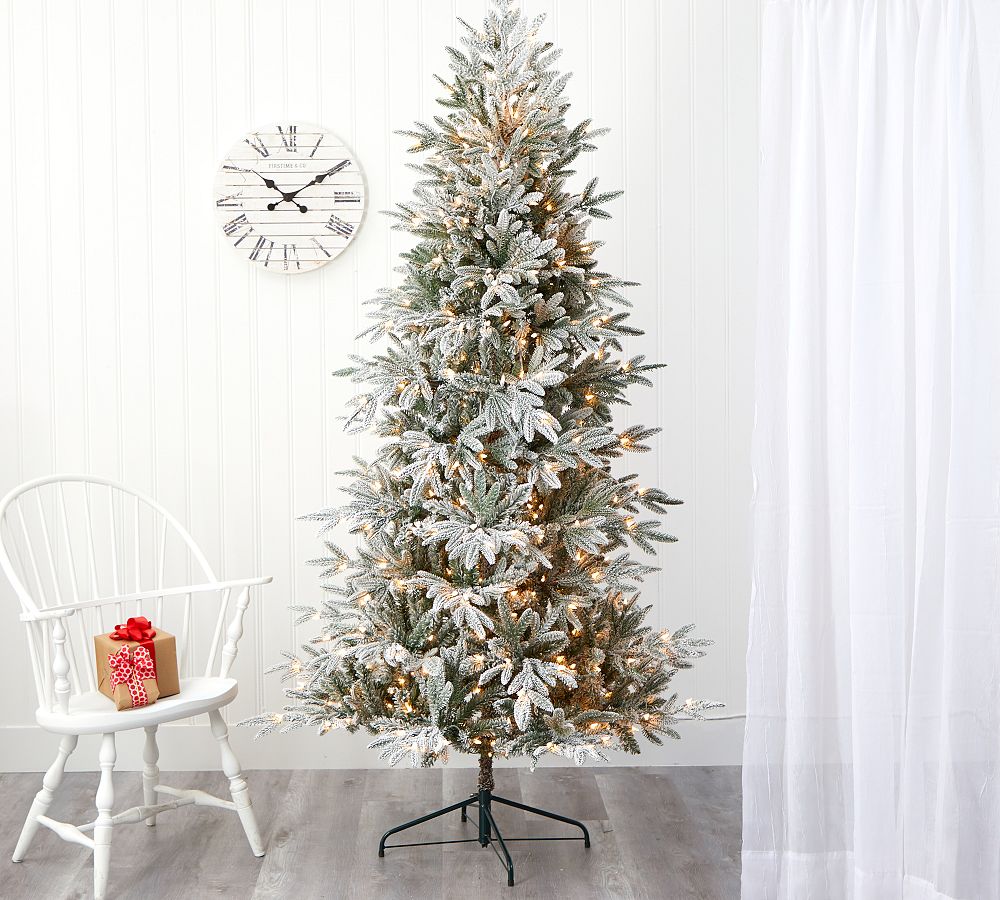 Faux Lit Flocked Manchester Spruce  sgtnighsdesigns