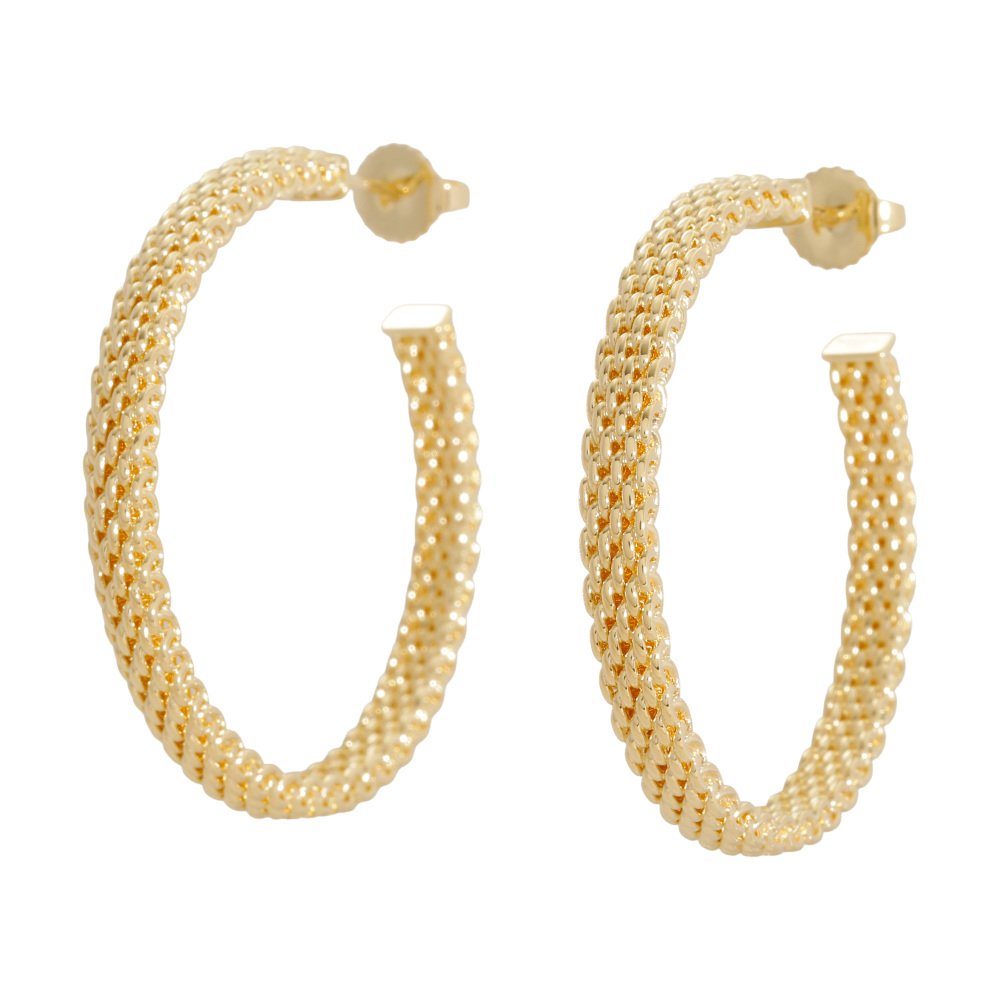 Tiffany & Co. Somerset Earrings 18K Yellow Gold