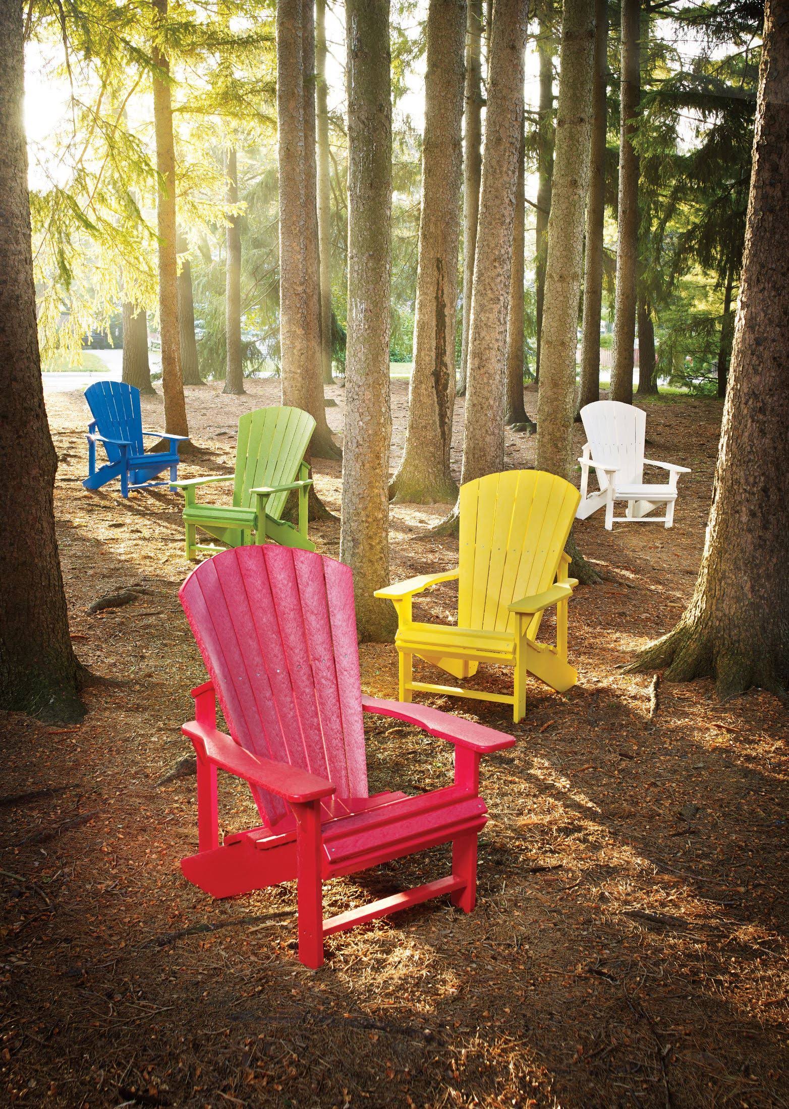 CR Plastic Generations Adirondack Chair in Aqua