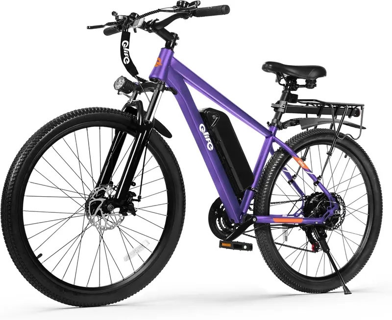 Qlife Racer Adult E-Bike – 21-Speed Mountain Bike with Lightweight Frame